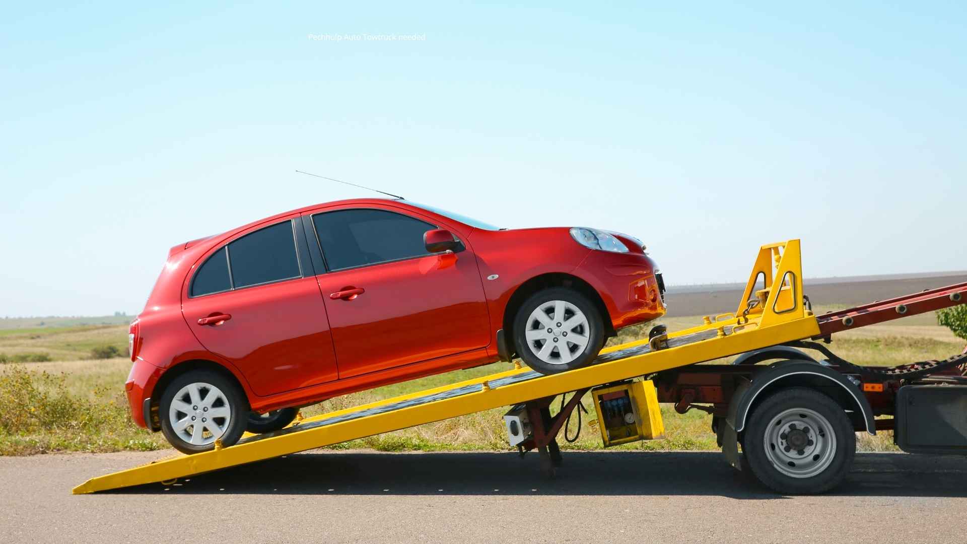 Auto laten slepen door Takeldienst Nederland